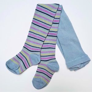 Baby Tights Multicolor Stripes NWOT